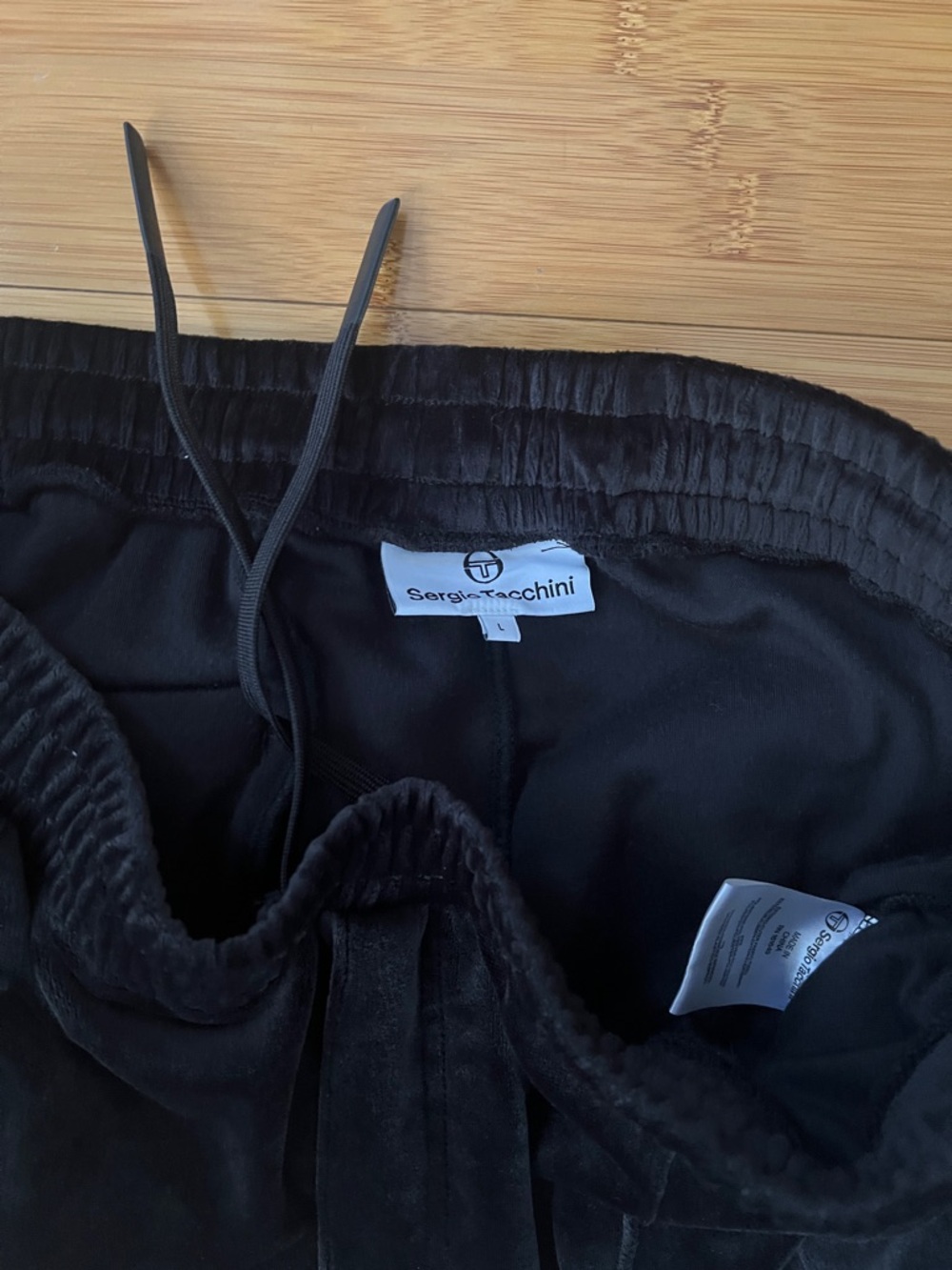 Sergio Tacchini Viaggioa Track Jacket- pants set suit Black Beauty large 31” in - Picture 9 of 11